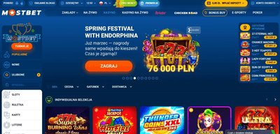 Mostbet PL kasyno i bukmacher